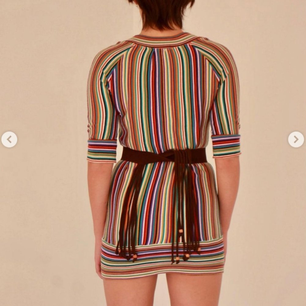 70s Striped Minidress - Picture 3 of 3